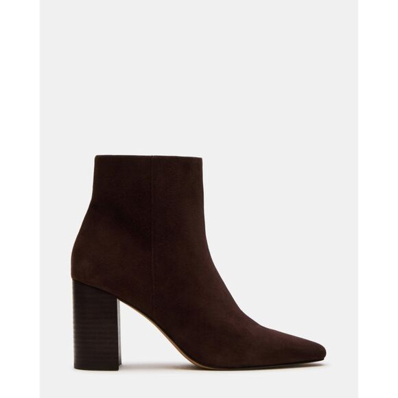 ***SOLD*** STEVE MADDEN Aidan Brown Suede Ankle Boots - Size 8M - Picture 4 of 14